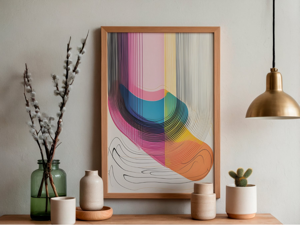Lámina/Poster decorativa Lines