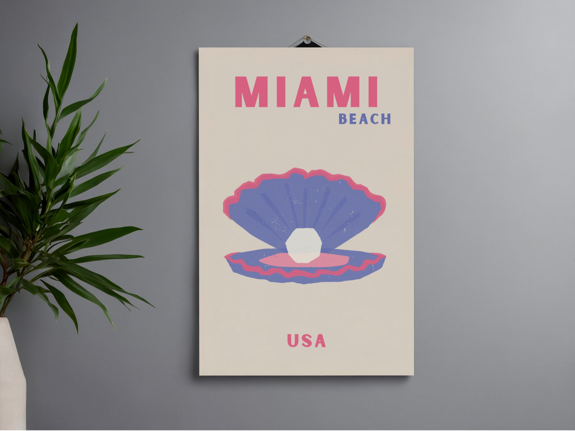 Lámina/Poster decorativa Miami