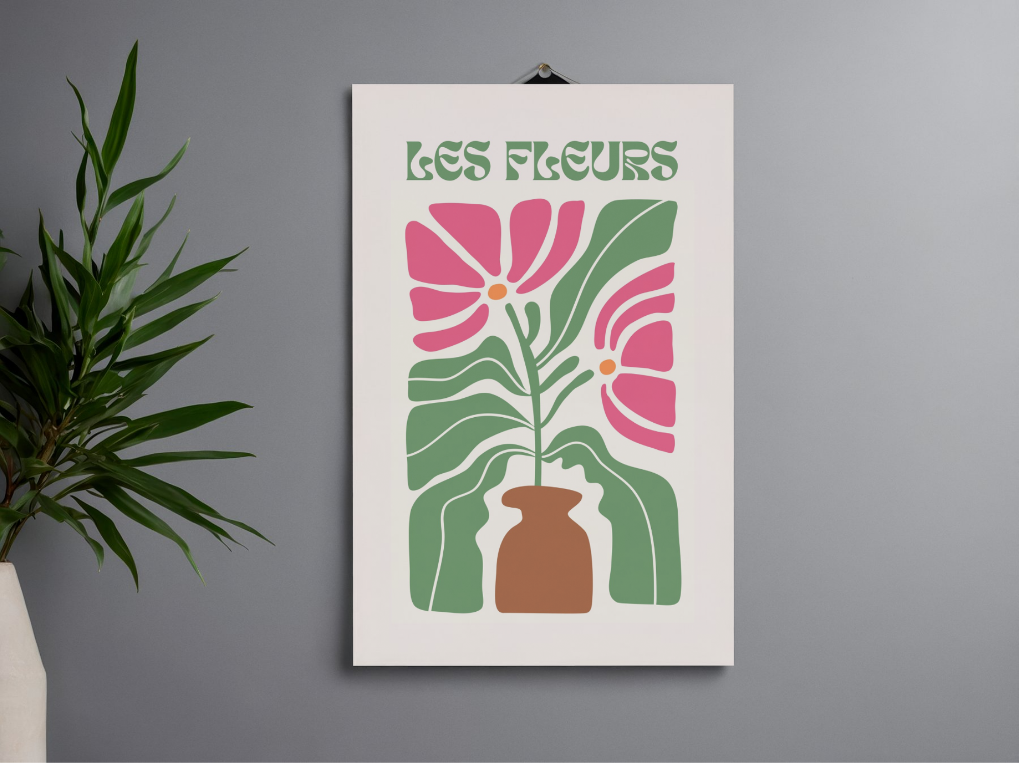 Lámina/Poster decorativa Les Fleurs