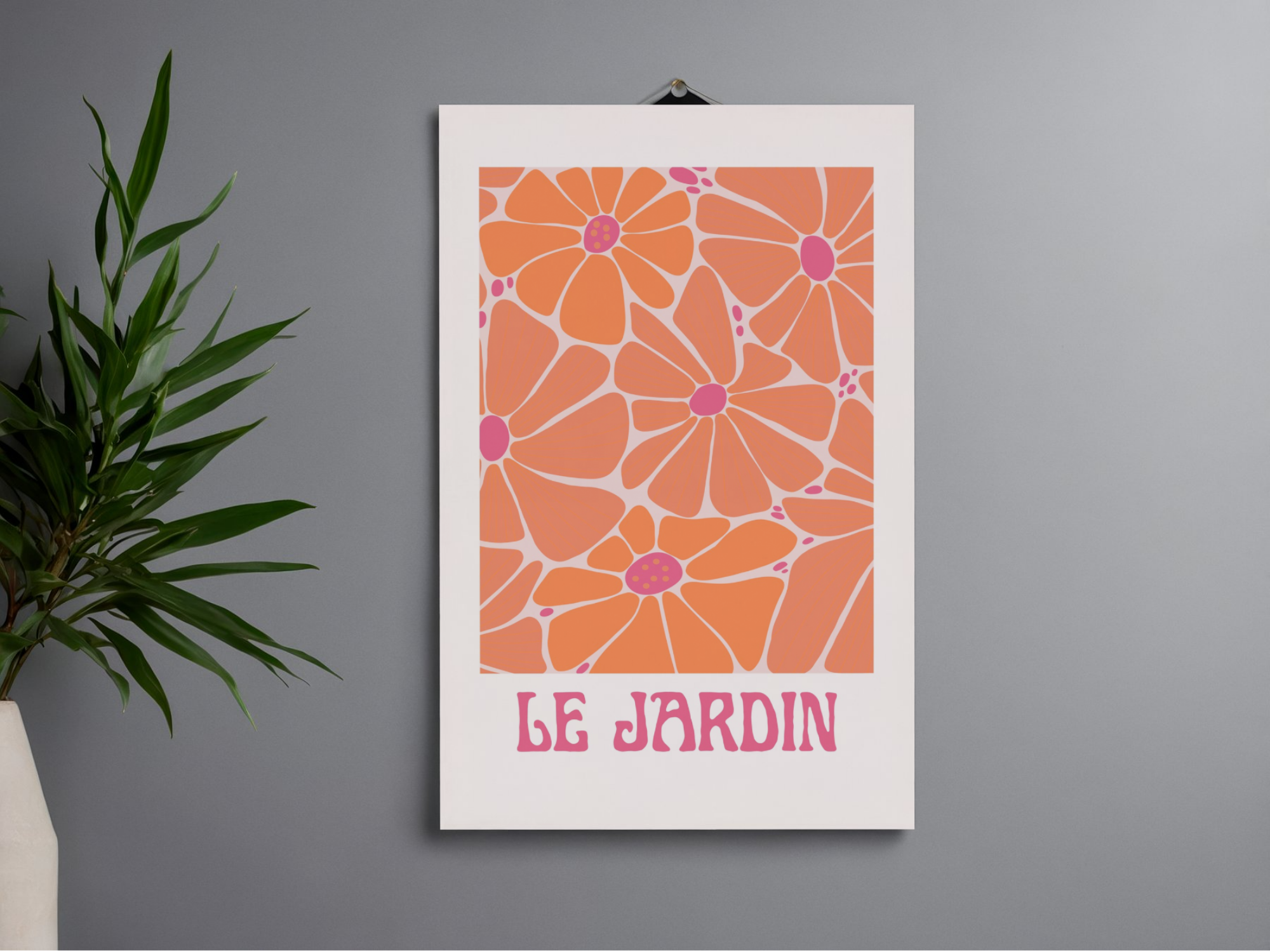 Lámina/Poster decorativa Le Jardin