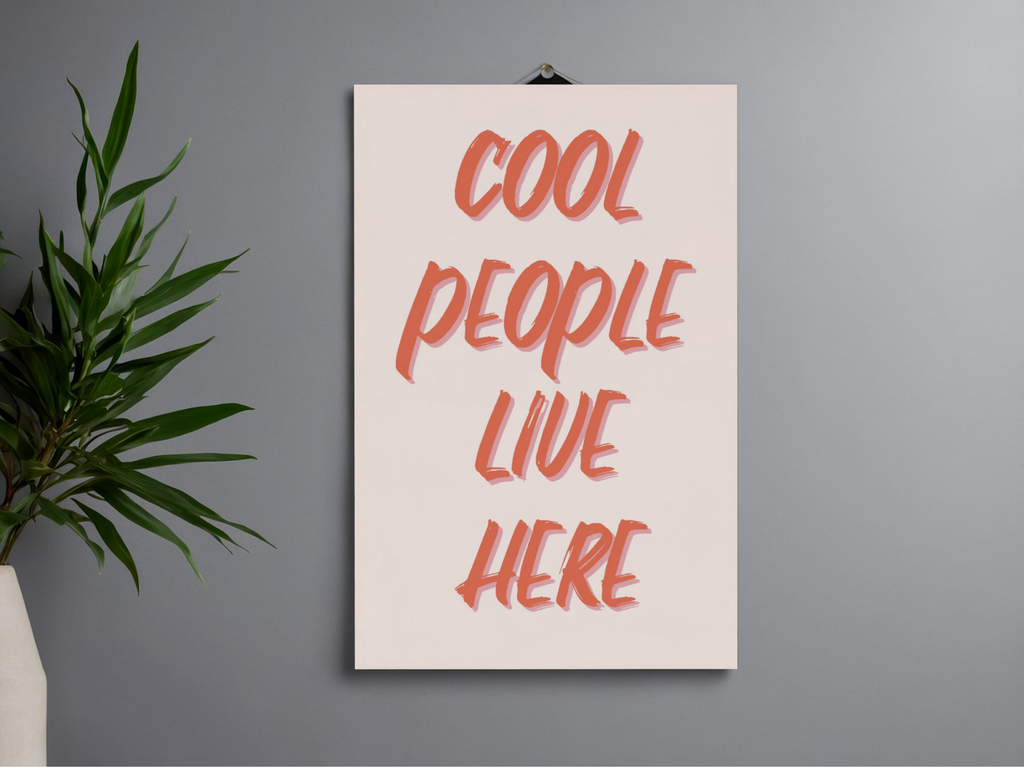 Lámina/Poster decorativa Cool People