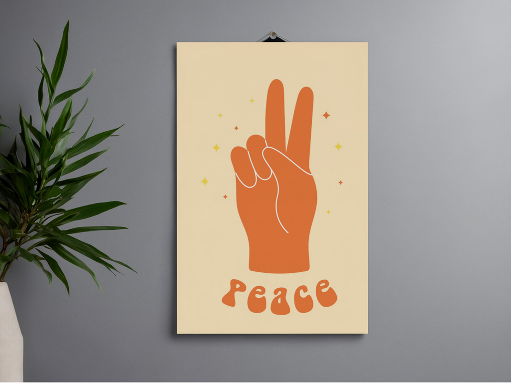 Lámina/Poster decorativa Peace