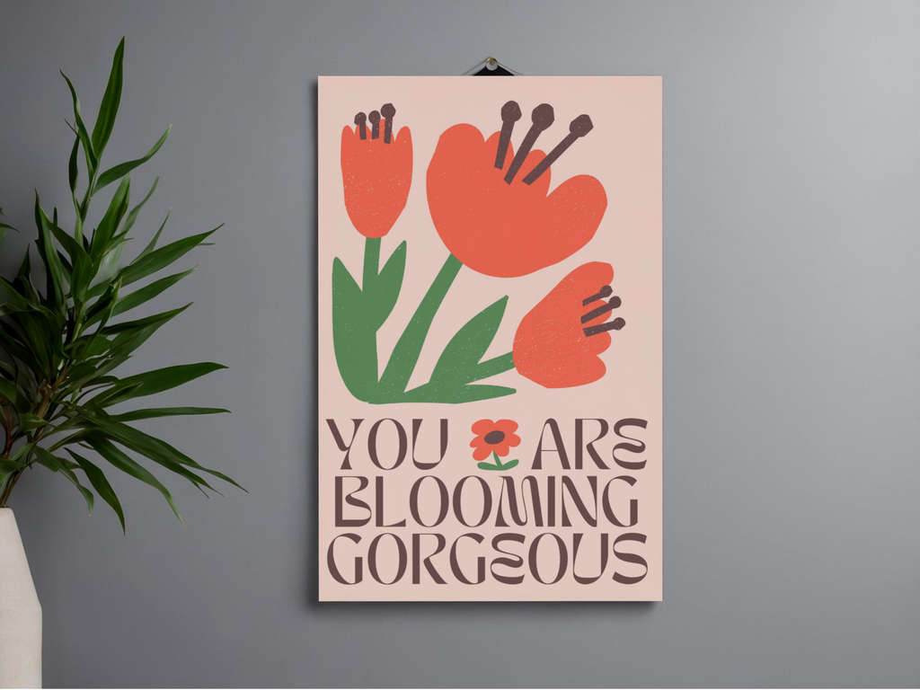 Lámina/Poster decorativa Tulipanes