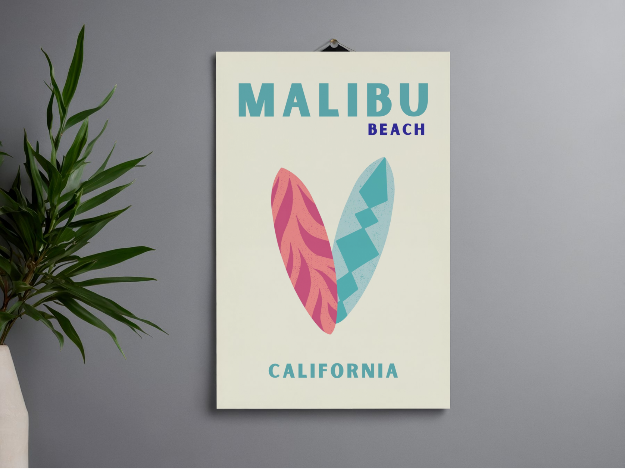 Lámina/Poster decorativa Malibu
