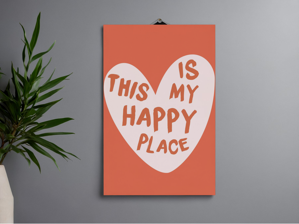 Lámina/Poster decorativa Happy Heart