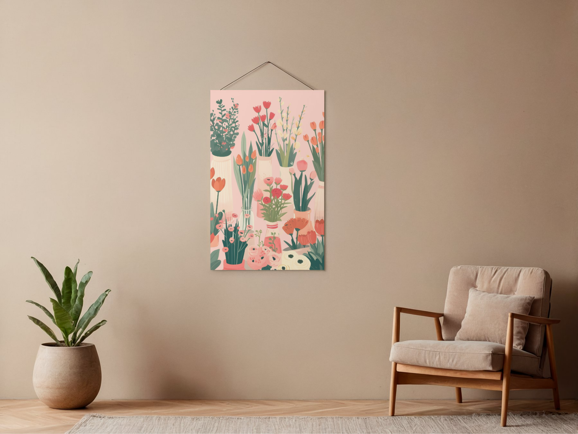 Lámina/Poster decorativa Jardín