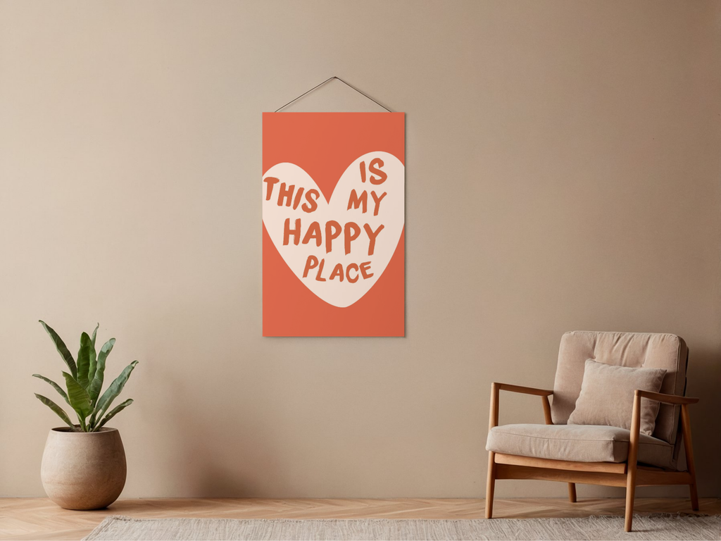 Lámina/Poster decorativa Happy Heart