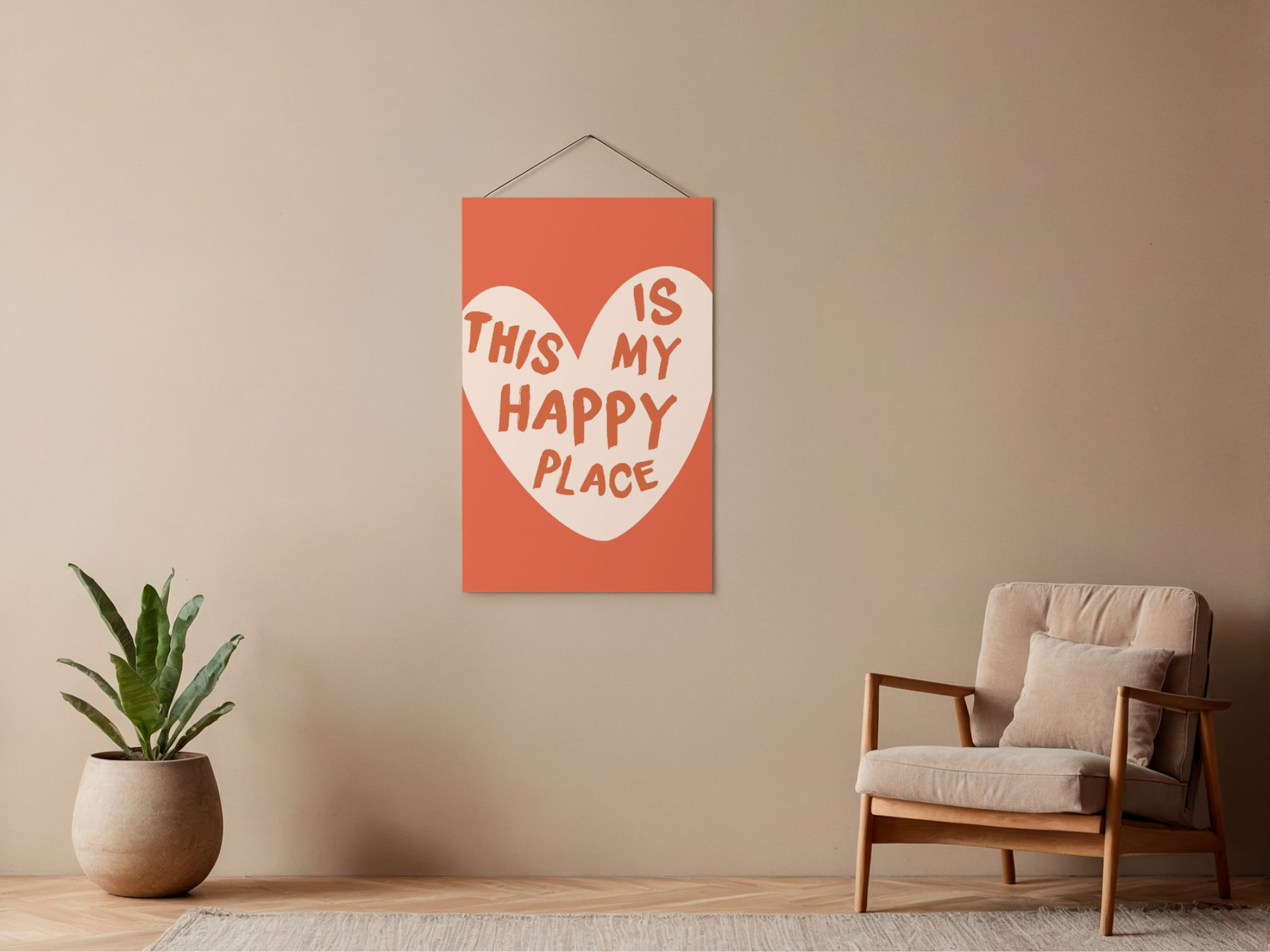 Lámina/Poster decorativa Happy Heart