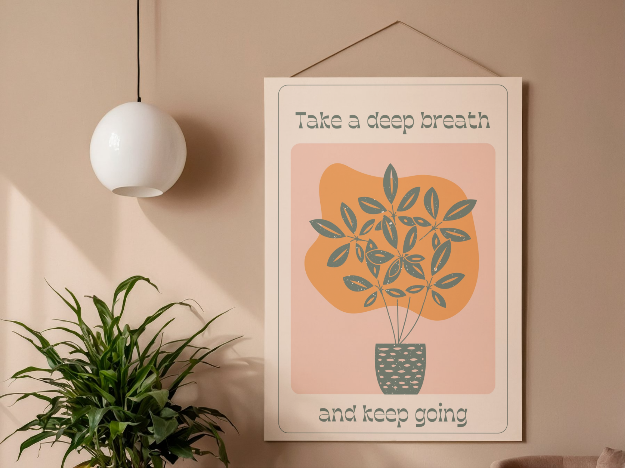 Lámina/Poster decorativa Keep Going