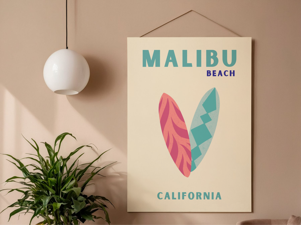 Lámina/Poster decorativa Malibu