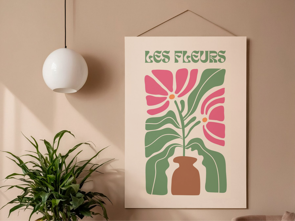 Lámina/Poster decorativa Les Fleurs