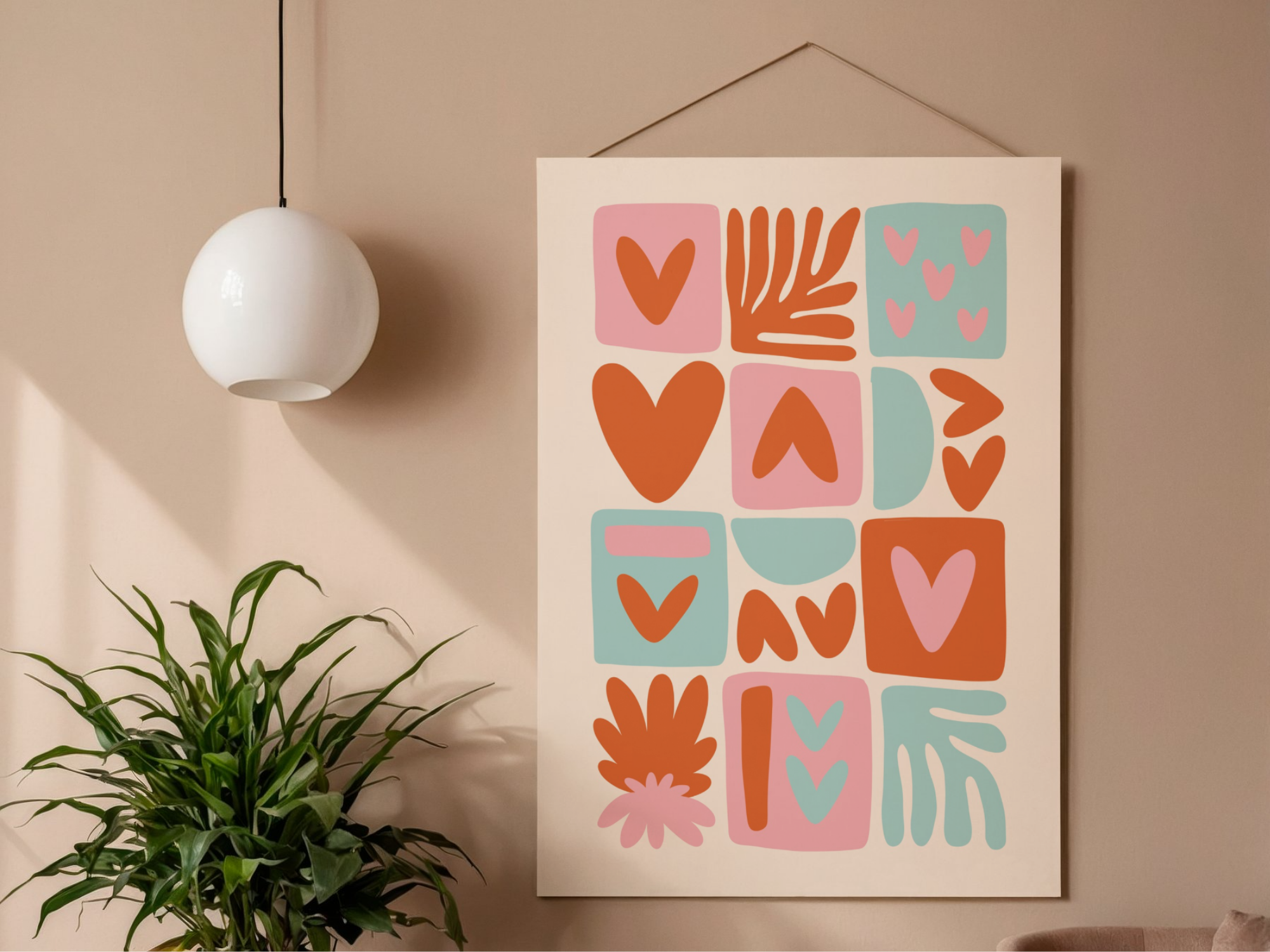 Lámina/Poster decorativa Pastel