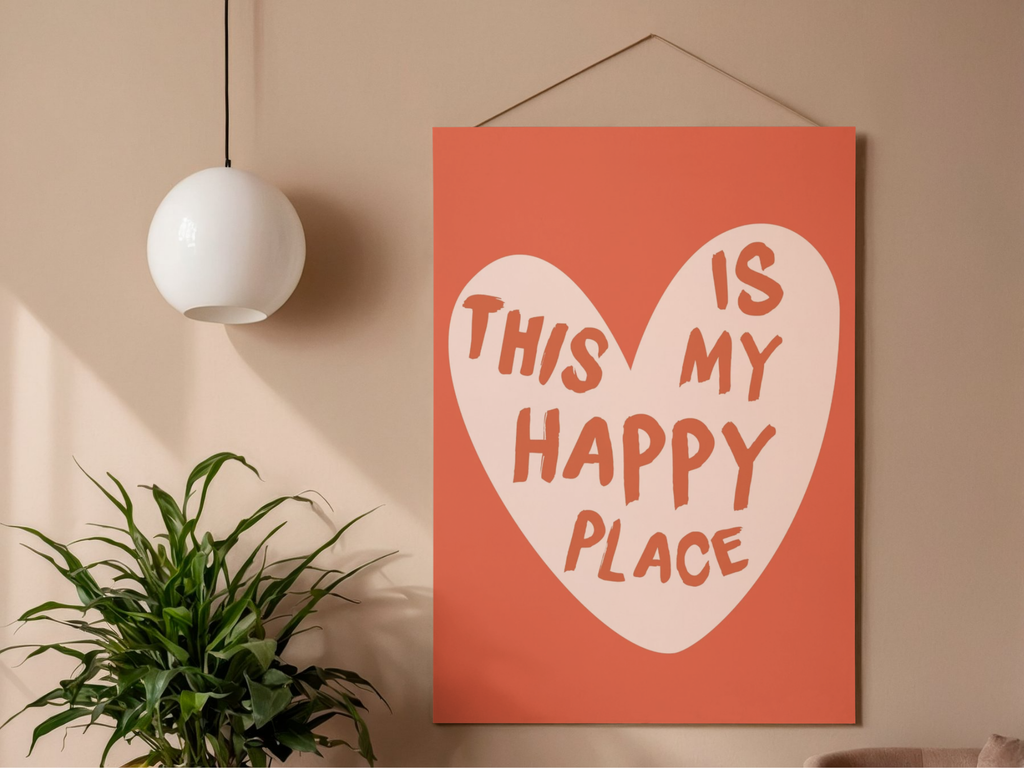 Lámina/Poster decorativa Happy Heart