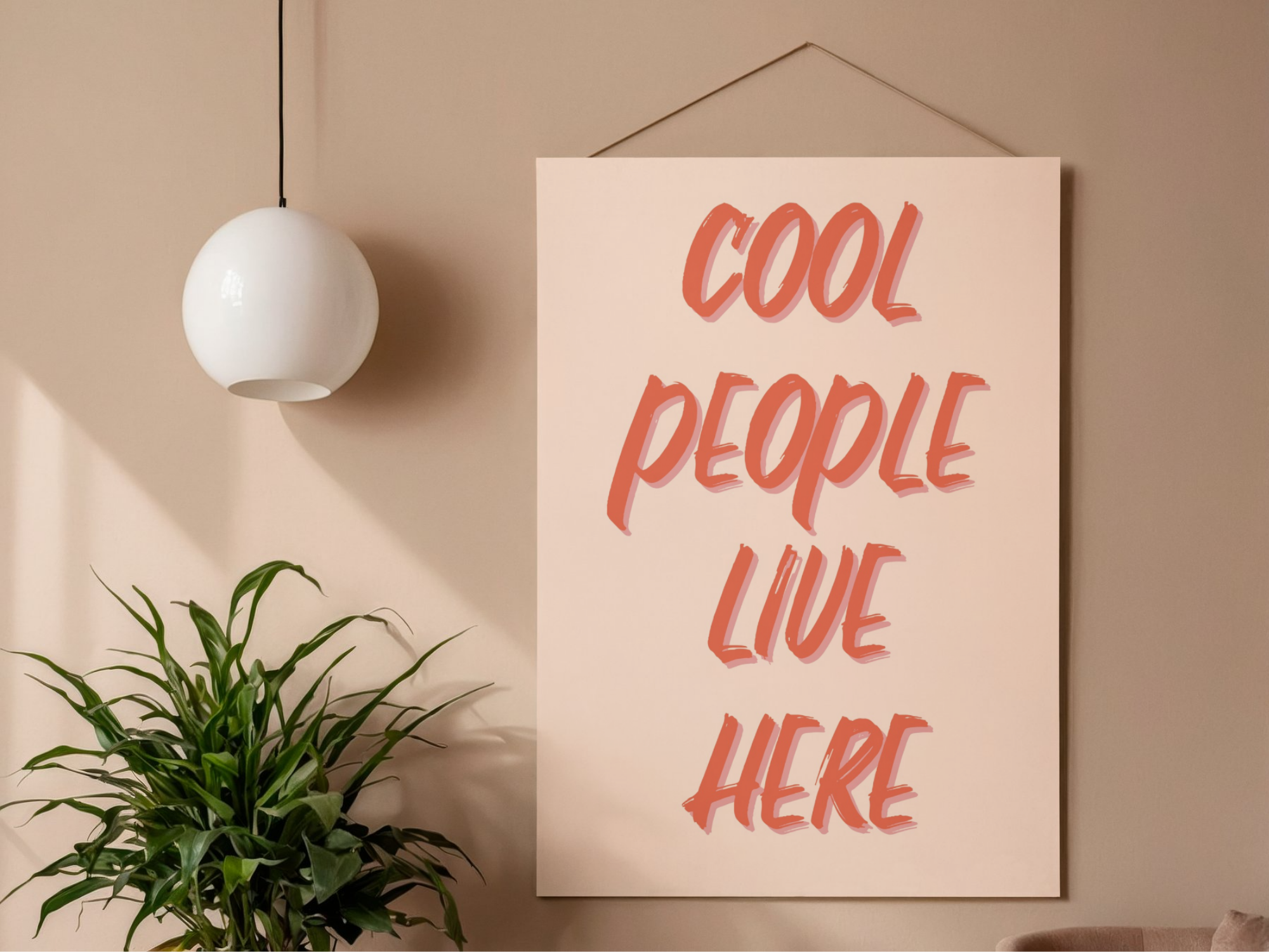Lámina/Poster decorativa Cool People
