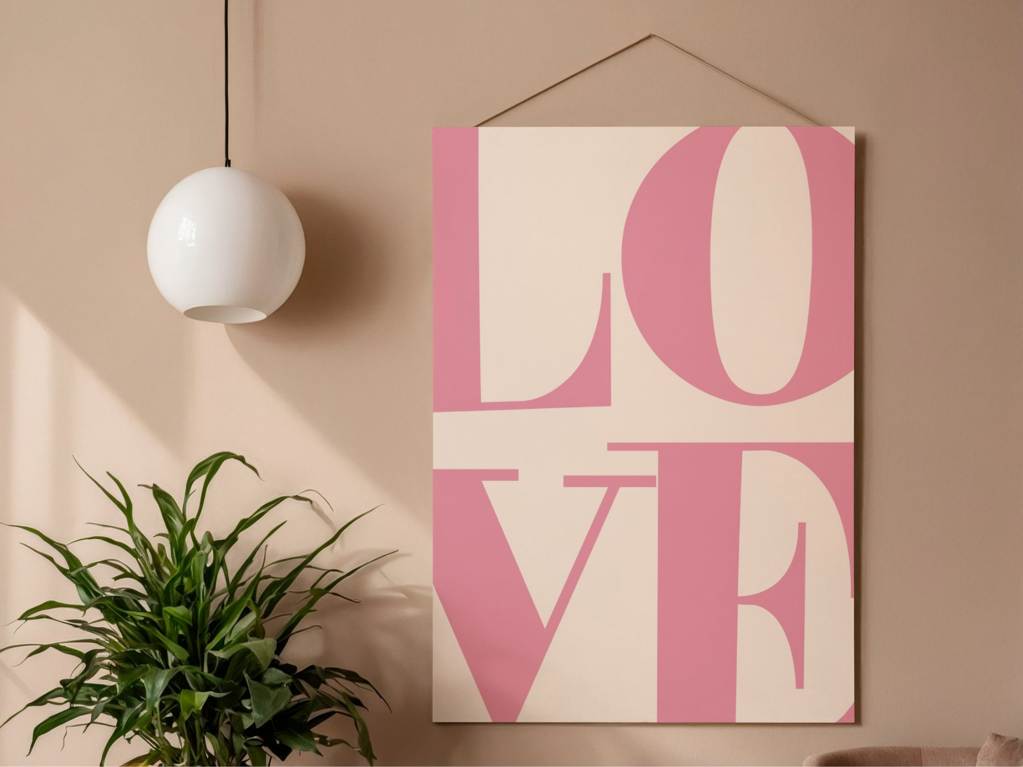 Lámina/Poster decorativa Pink Love