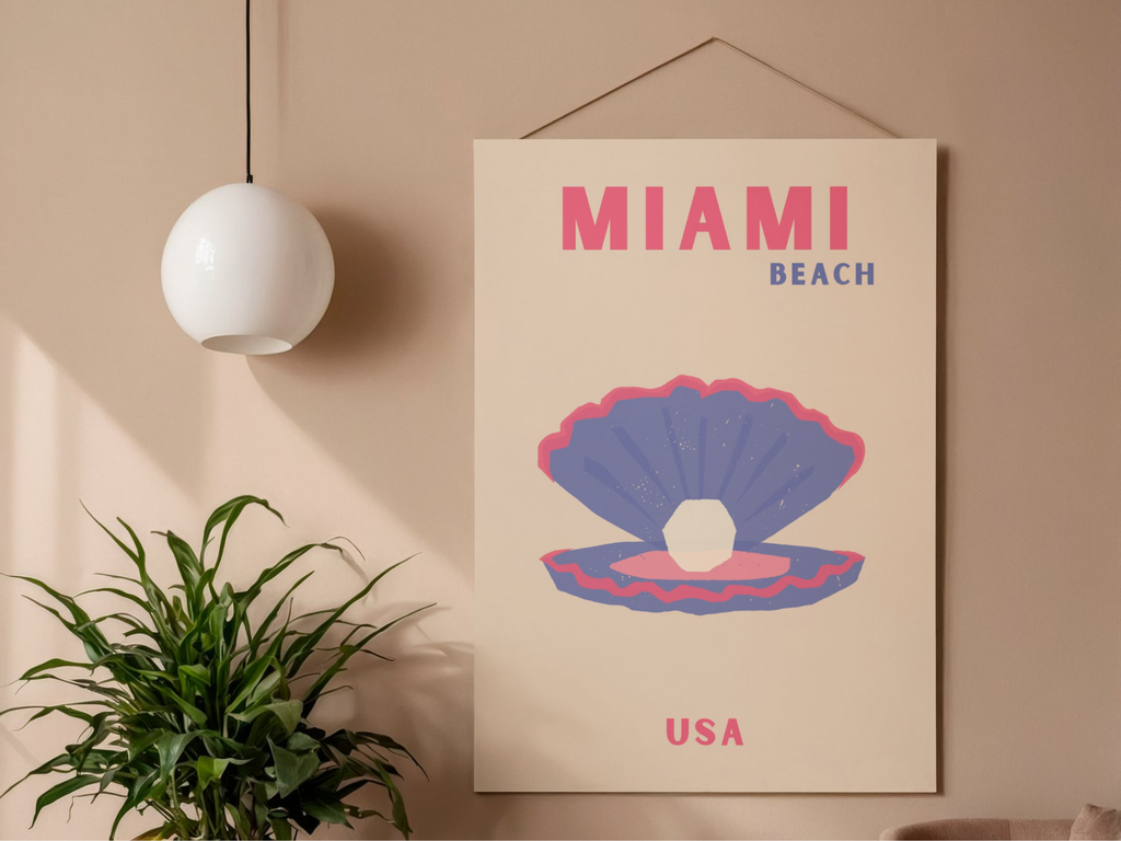 Lámina/Poster decorativa Miami