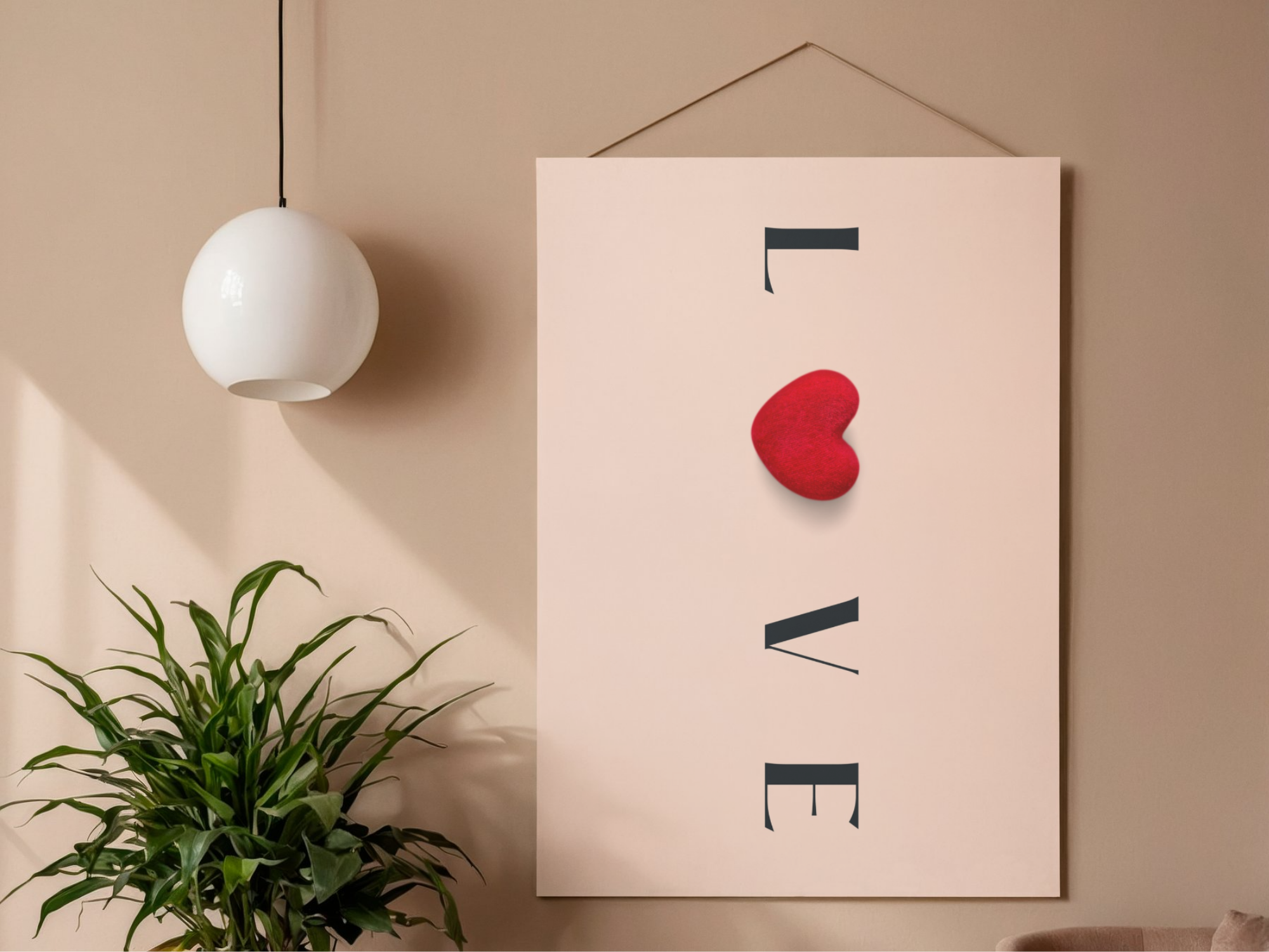 Lámina/Poster decorativa Simple Love