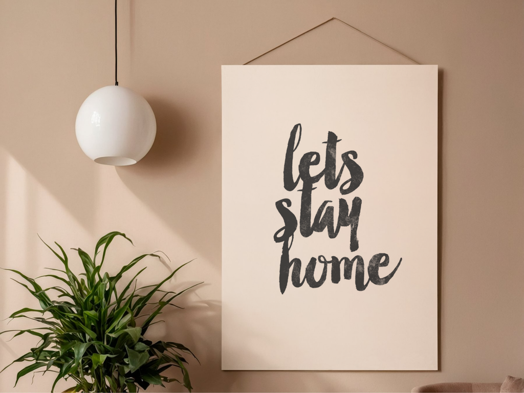 Lámina/Poster decorativa Simple Home