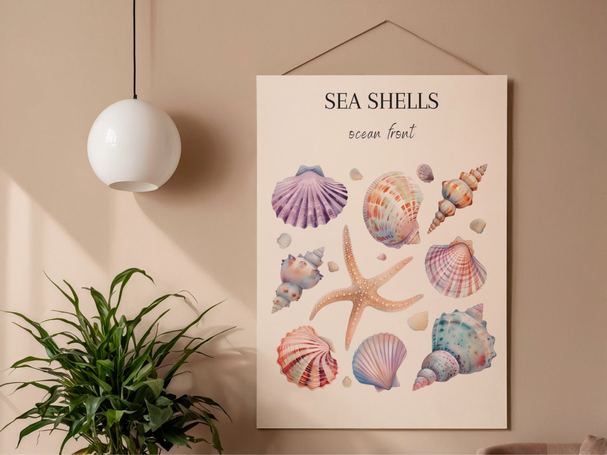 Lámina/Poster decorativa Sea Shells