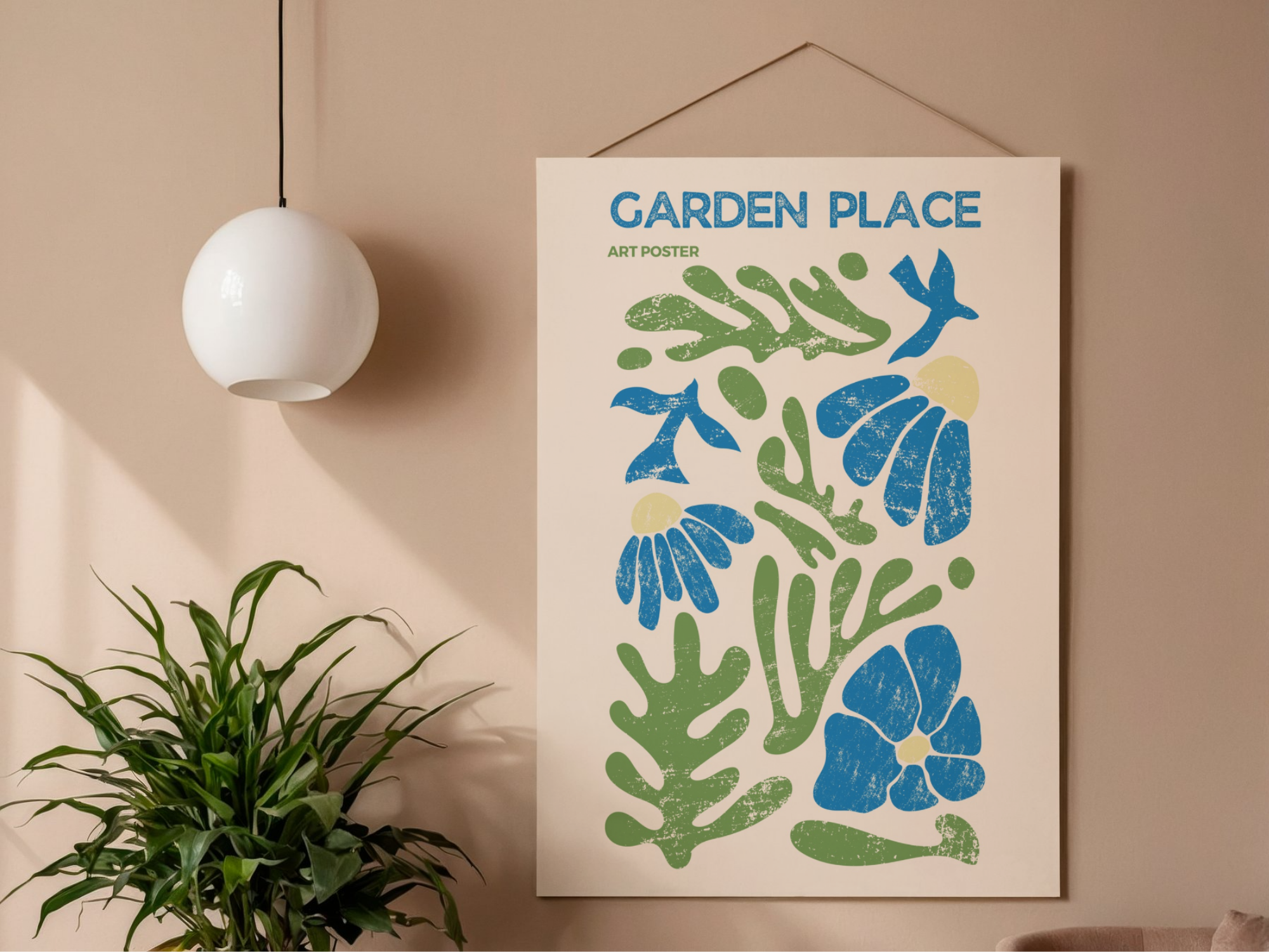 Lámina/Poster decorativa Garden Place
