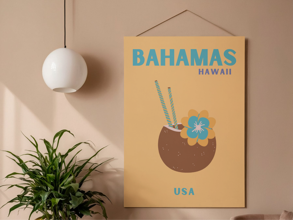 Lámina/Poster decorativa Bahamas