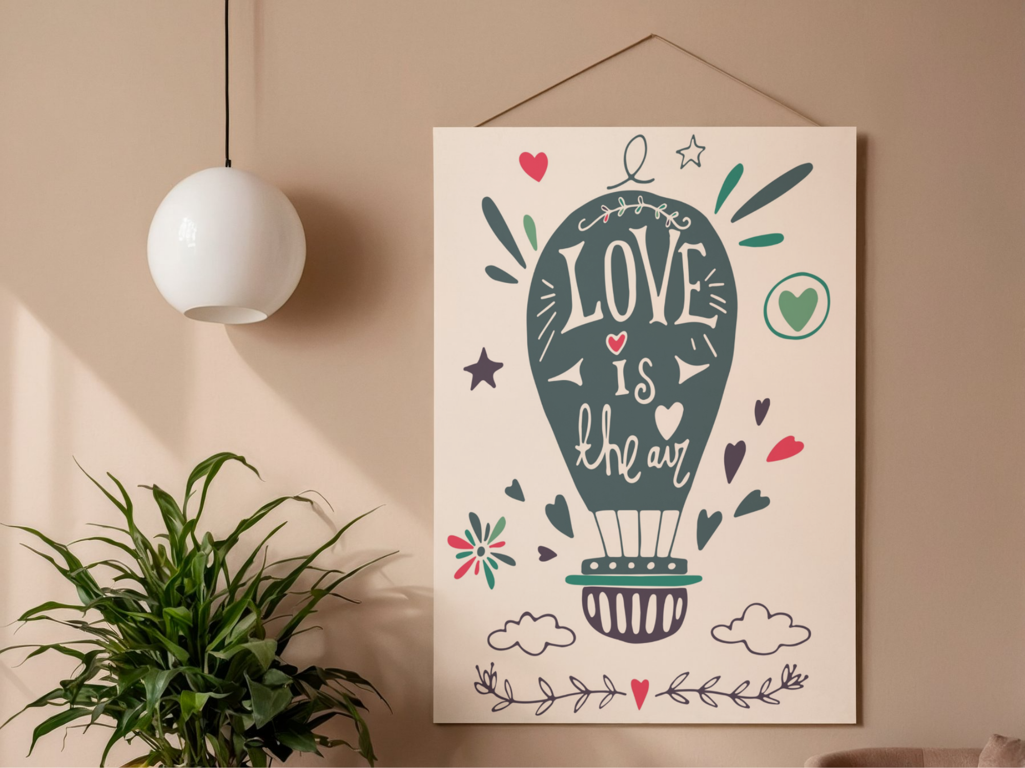 Lámina/Poster decorativa Balloon