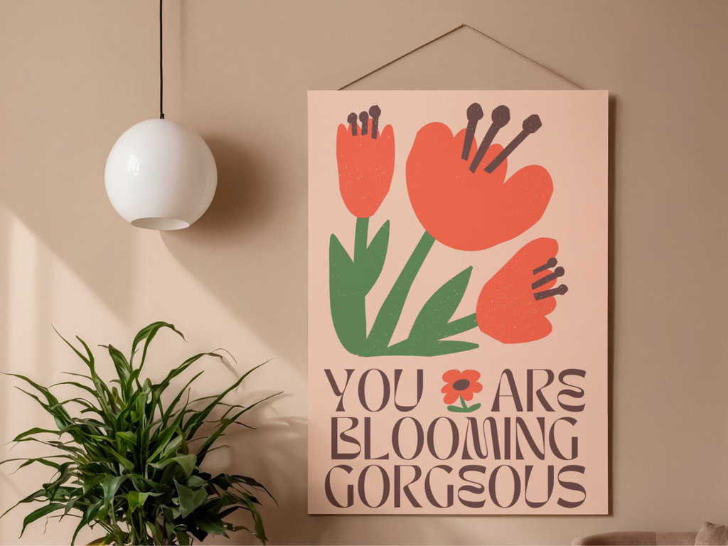Lámina/Poster decorativa Tulipanes
