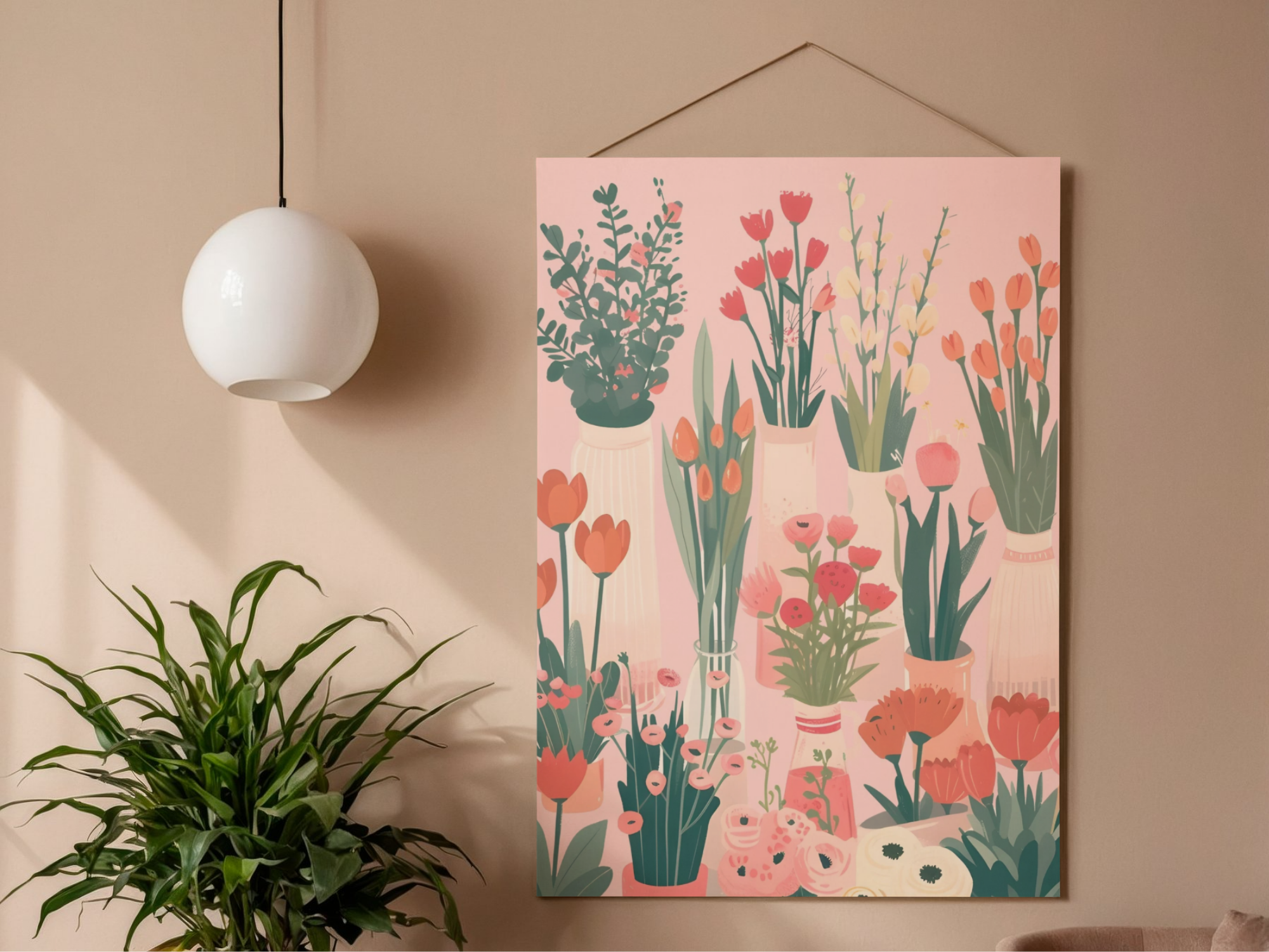 Lámina/Poster decorativa Jardín