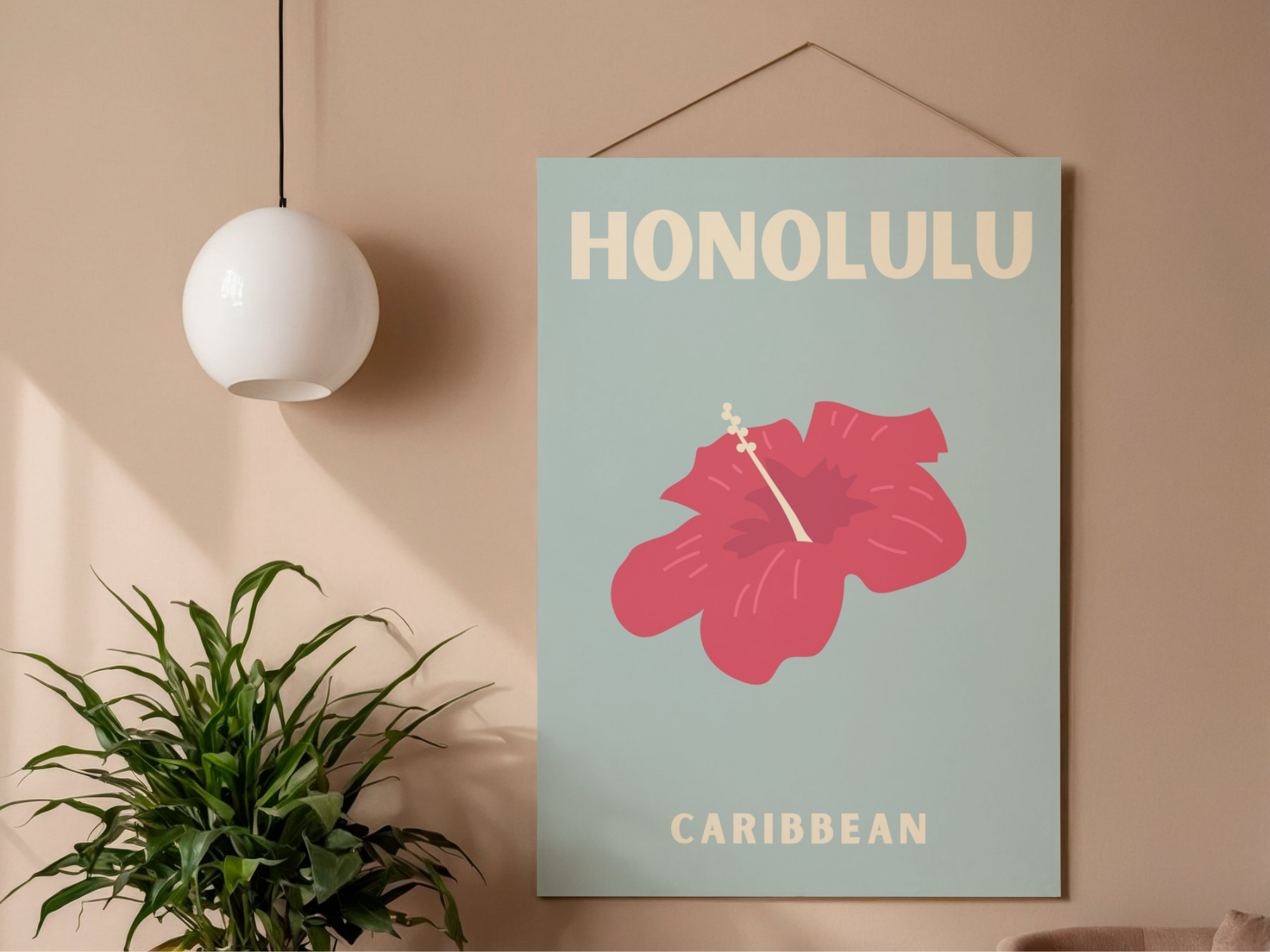Lámina/Poster decorativa Honolulu