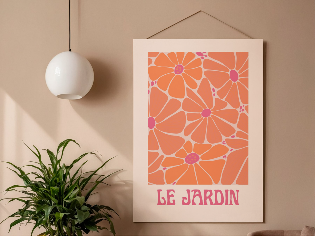 Lámina/Poster decorativa Le Jardin