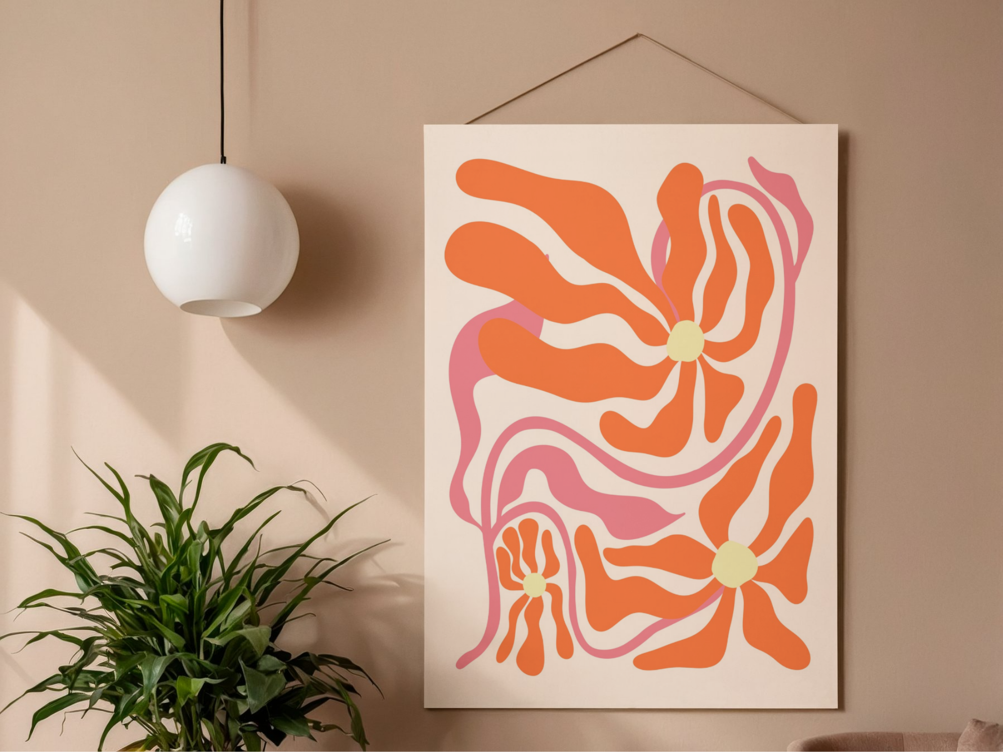 Lámina/Poster decorativa Naranja