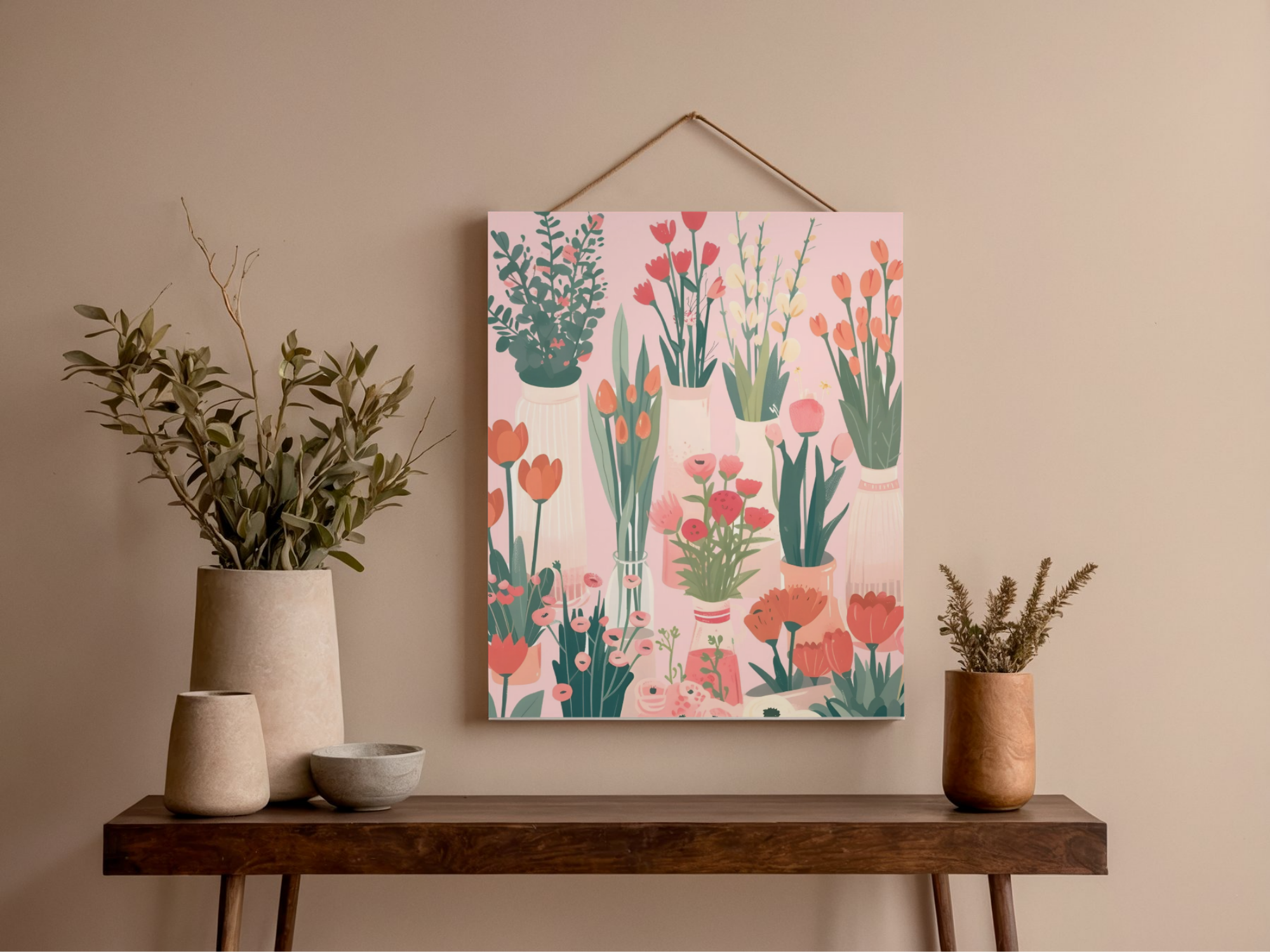 Lámina/Poster decorativa Jardín