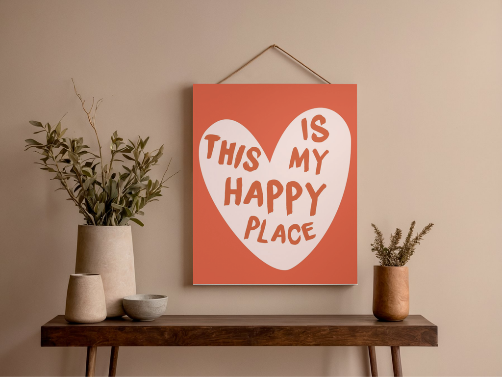 Lámina/Poster decorativa Happy Heart