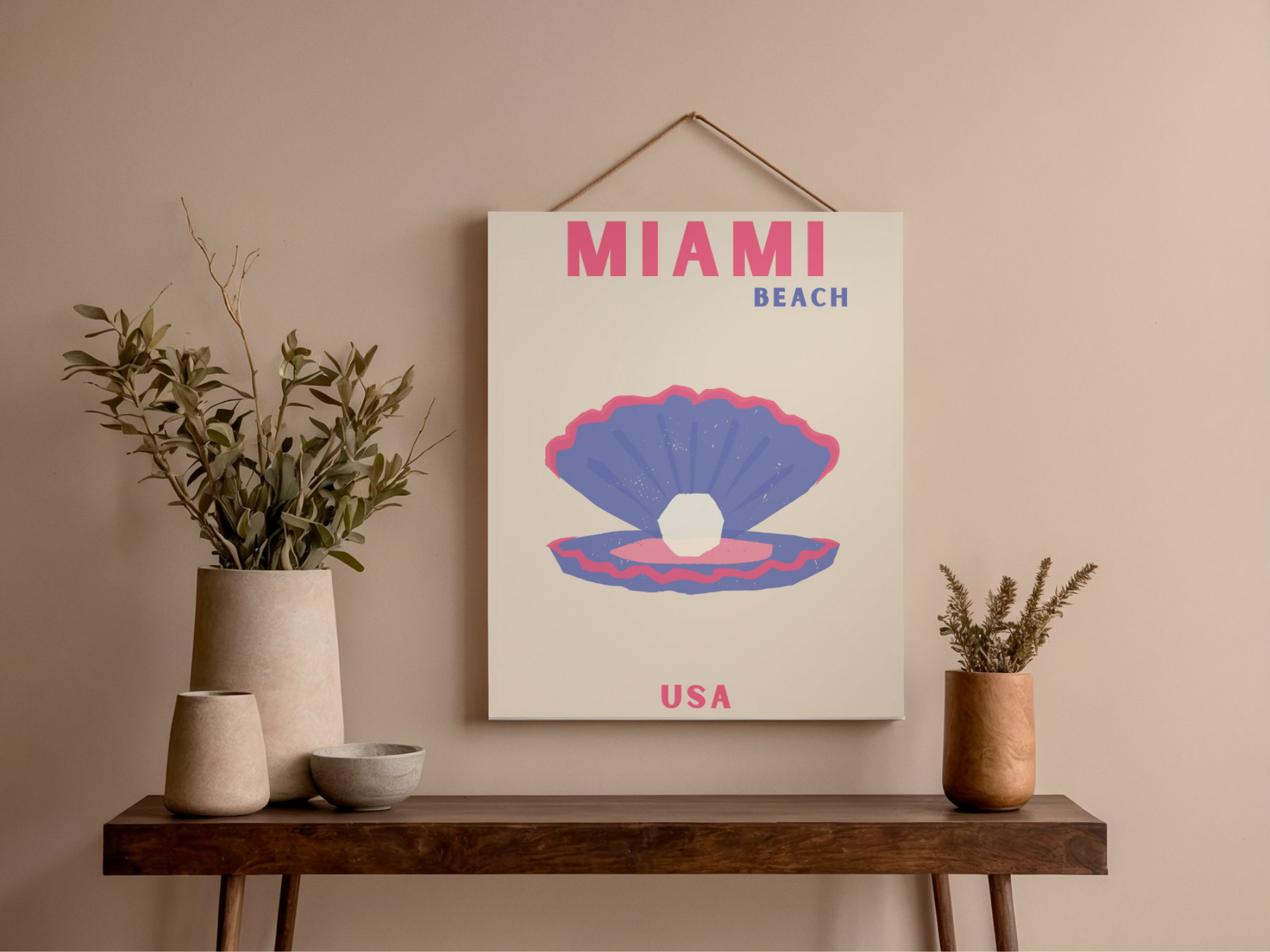Lámina/Poster decorativa Miami