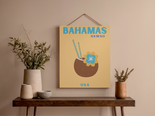 Lámina/Poster decorativa Bahamas