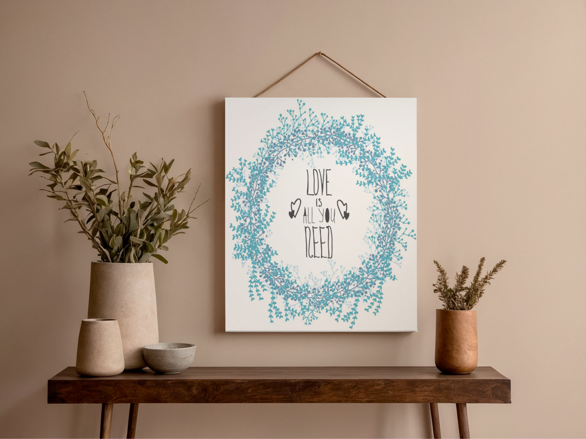 Lámina/Poster decorativa Blue Love