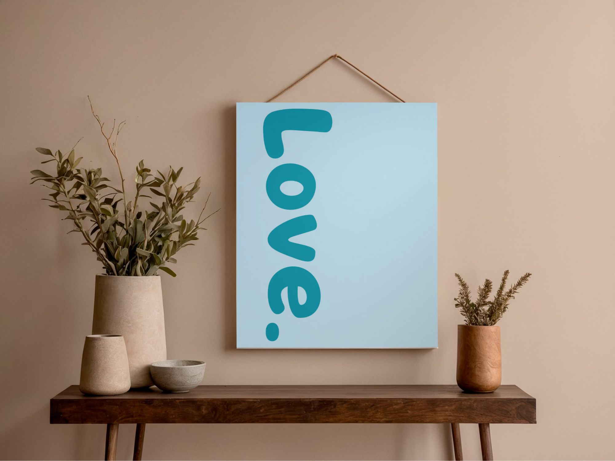 Lámina/Poster decorativa Love