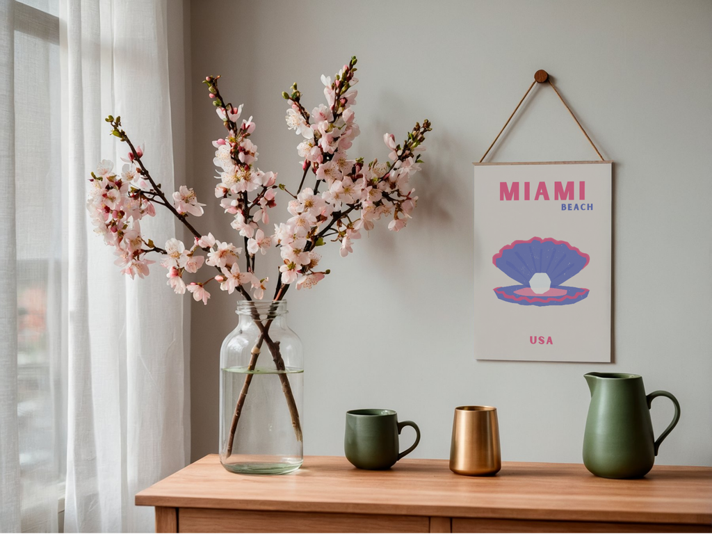 Lámina/Poster decorativa Miami