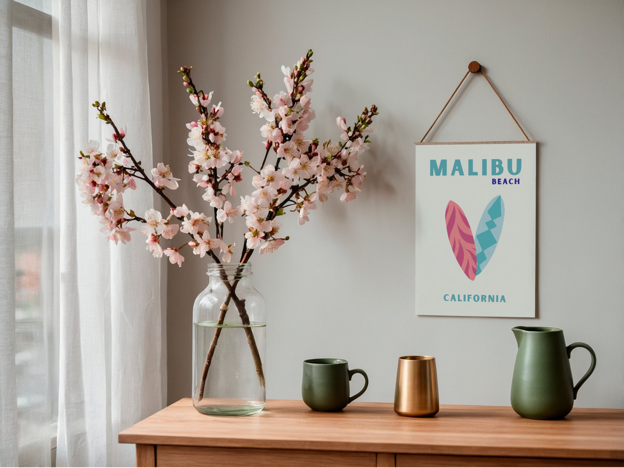 Lámina/Poster decorativa Malibu