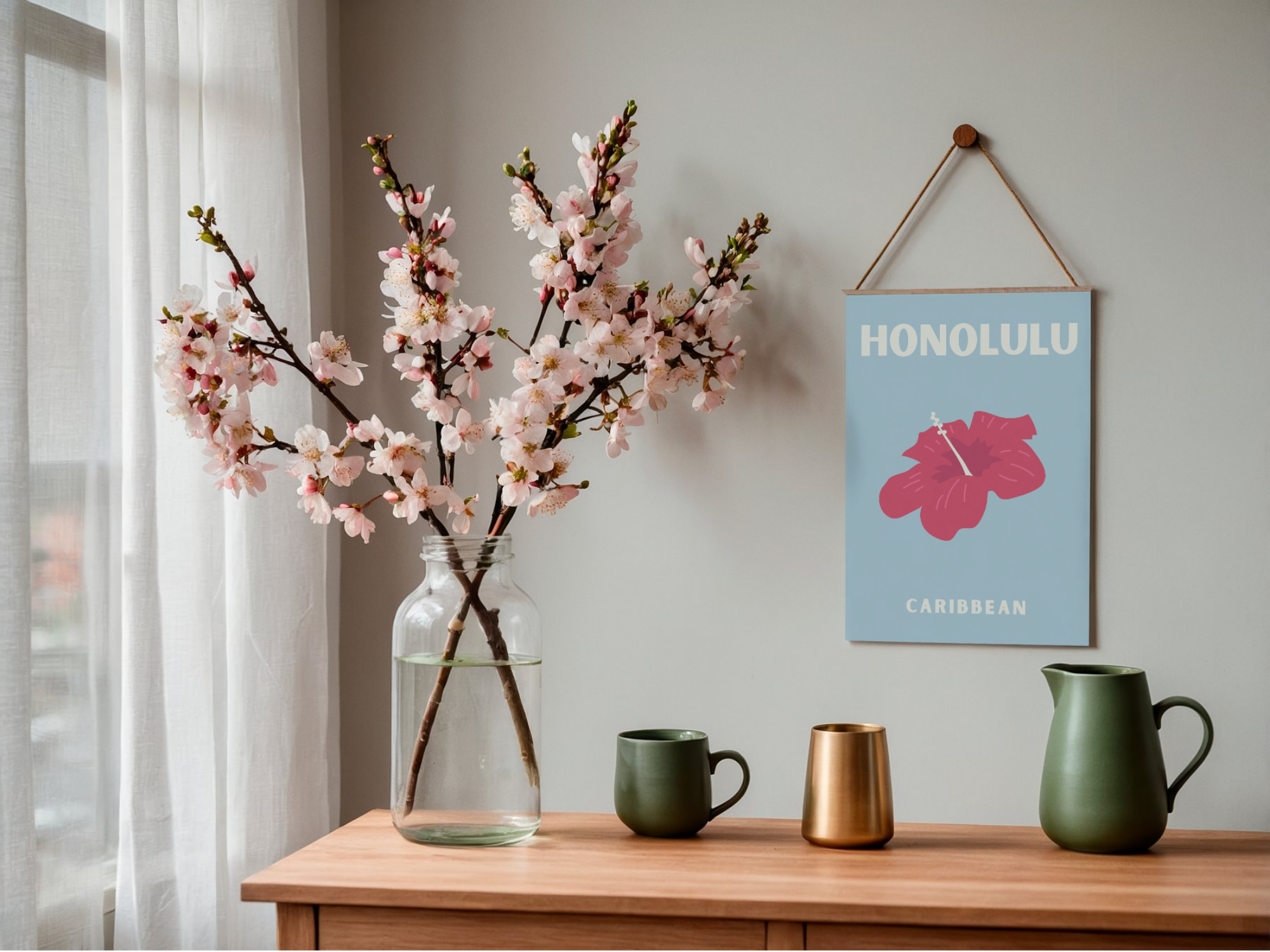 Lámina/Poster decorativa Honolulu