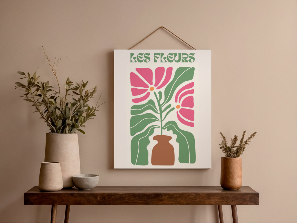 Lámina/Poster decorativa Les Fleurs