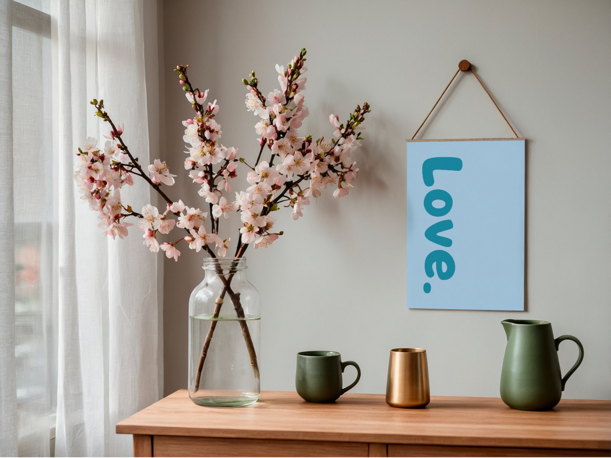 Lámina/Poster decorativa Love