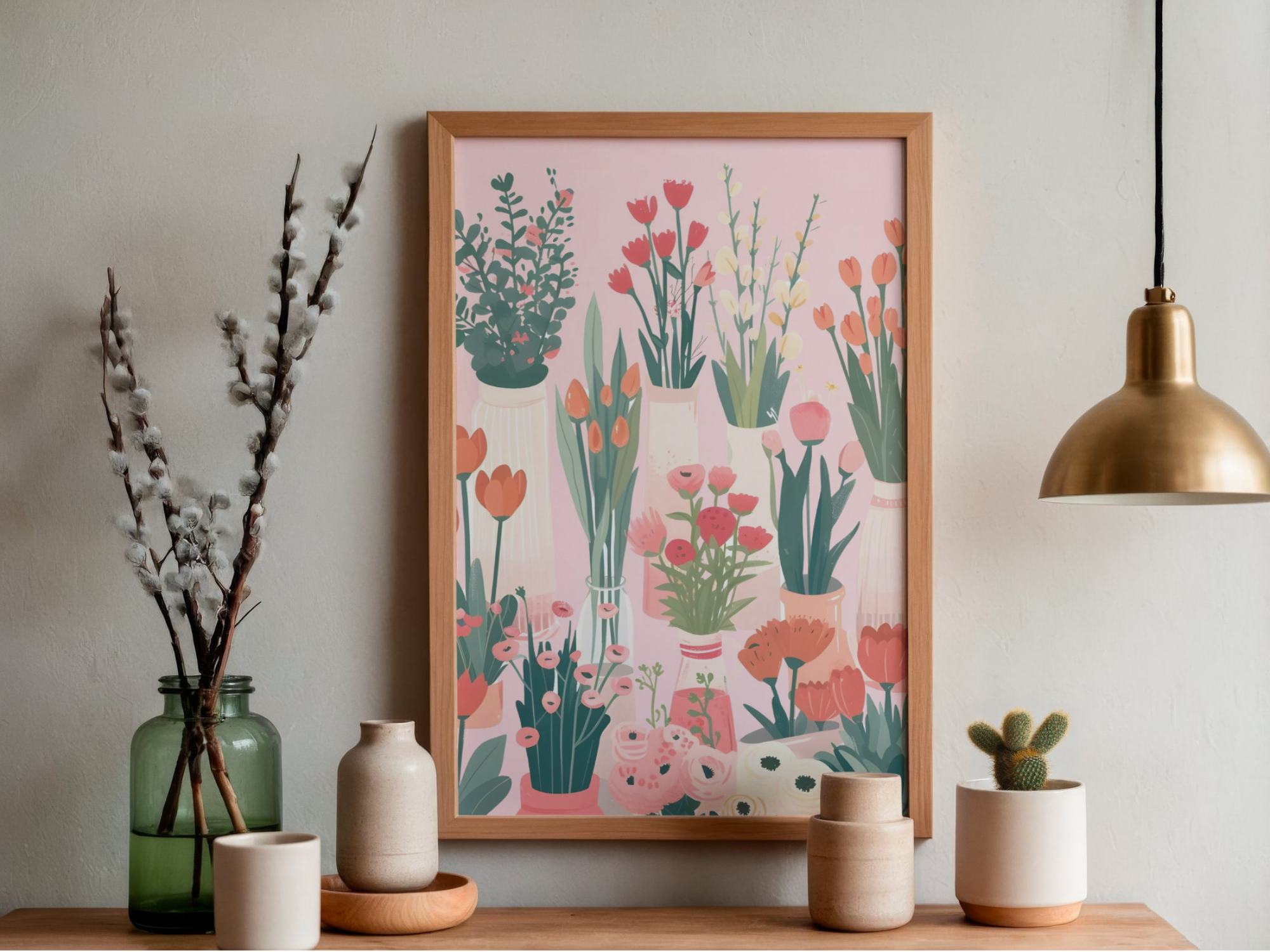 Lámina/Poster decorativa Jardín