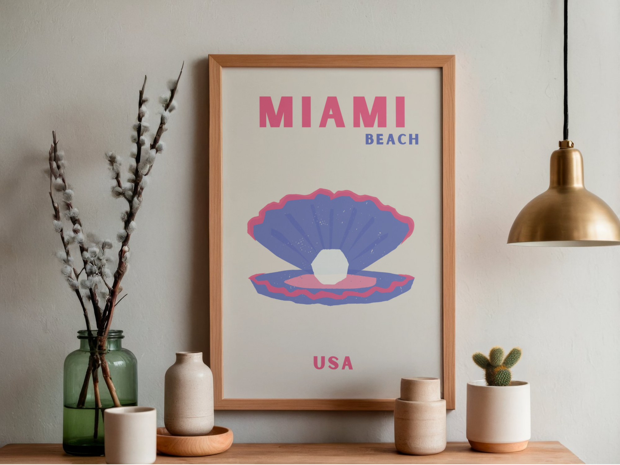 Lámina/Poster decorativa Miami