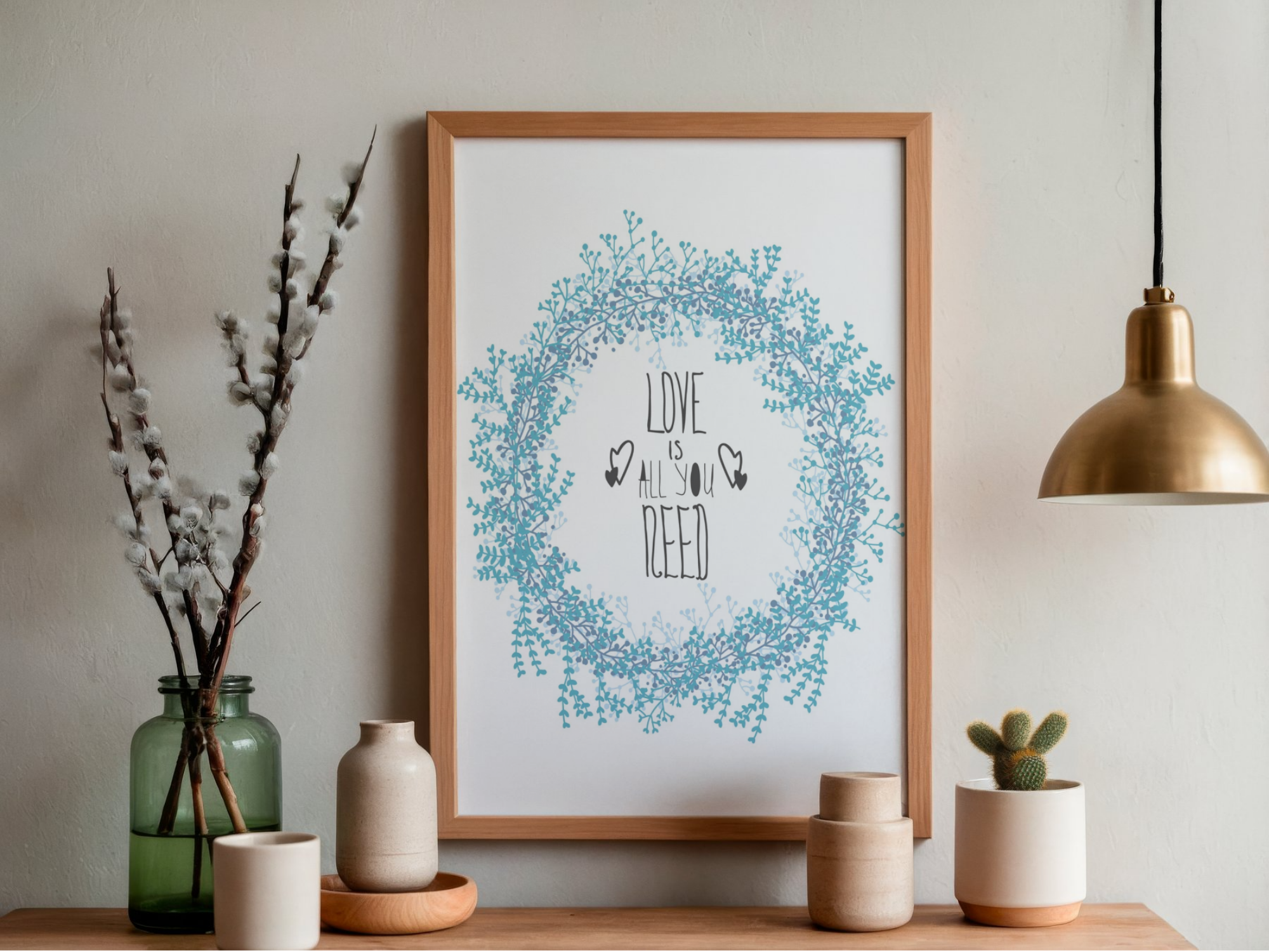 Lámina/Poster decorativa Blue Love