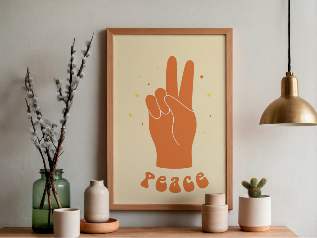 Lámina/Poster decorativa Peace