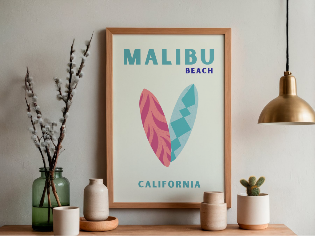 Lámina/Poster decorativa Malibu