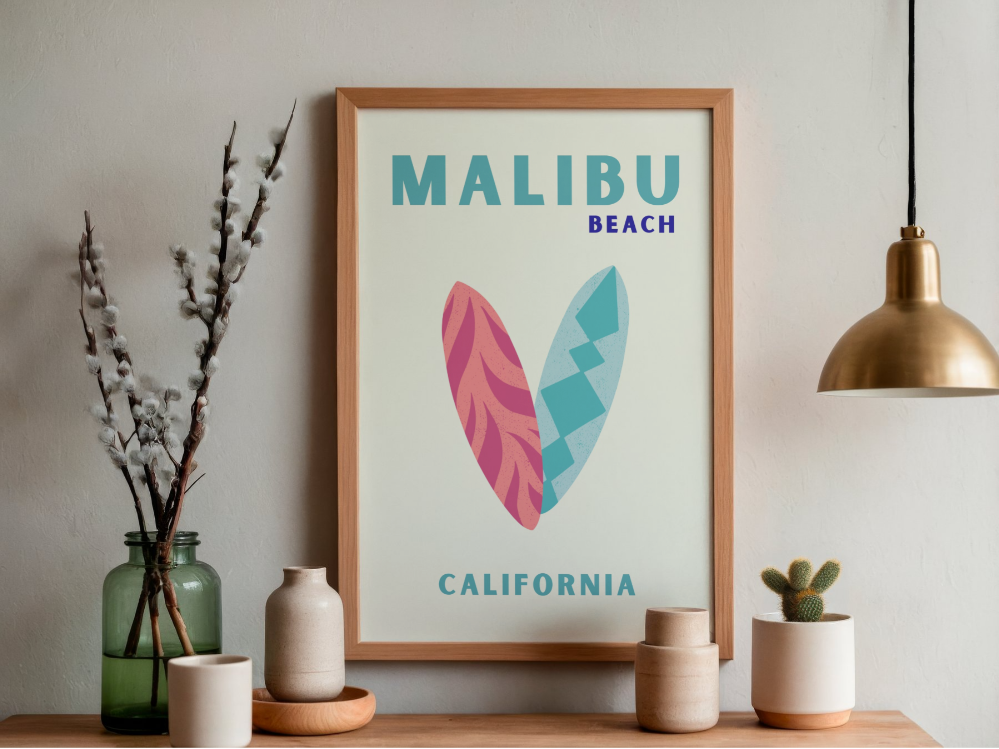 Lámina/Poster decorativa Malibu