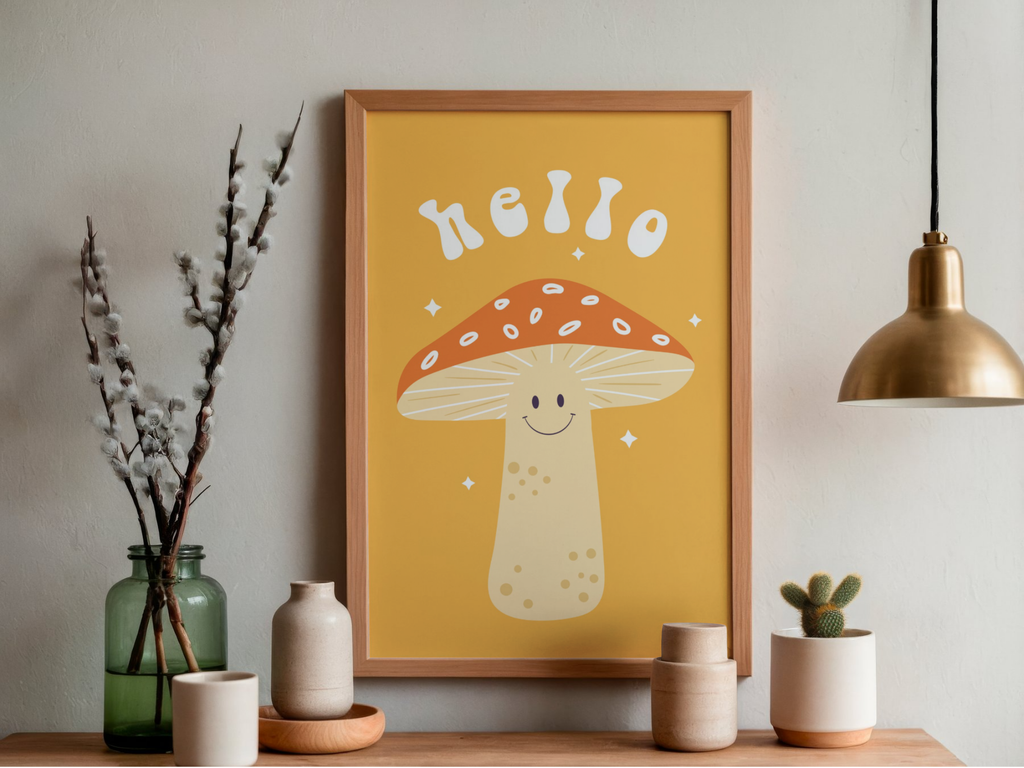 Lámina/Poster decorativa Hello