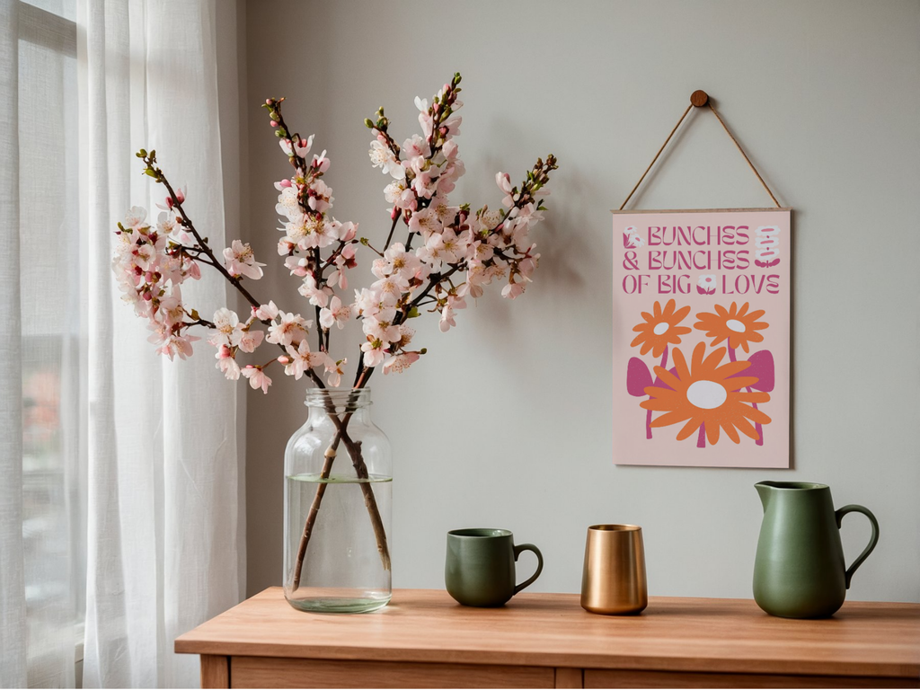 Lámina/Poster decorativa Flowers